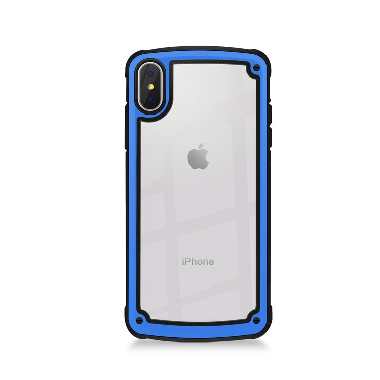 For iPhone XS Max Shockproof PC + TPU Case