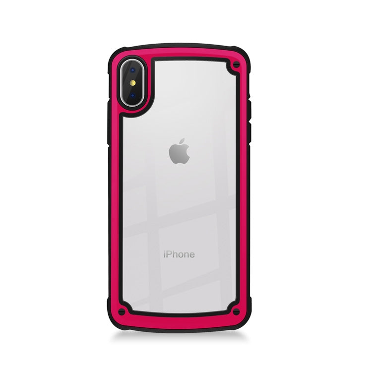 For iPhone XS Max Shockproof PC + TPU Case