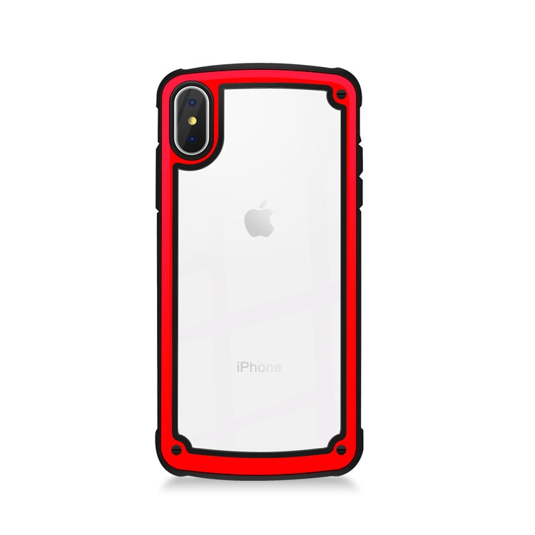 For iPhone XS Max Shockproof PC + TPU Case