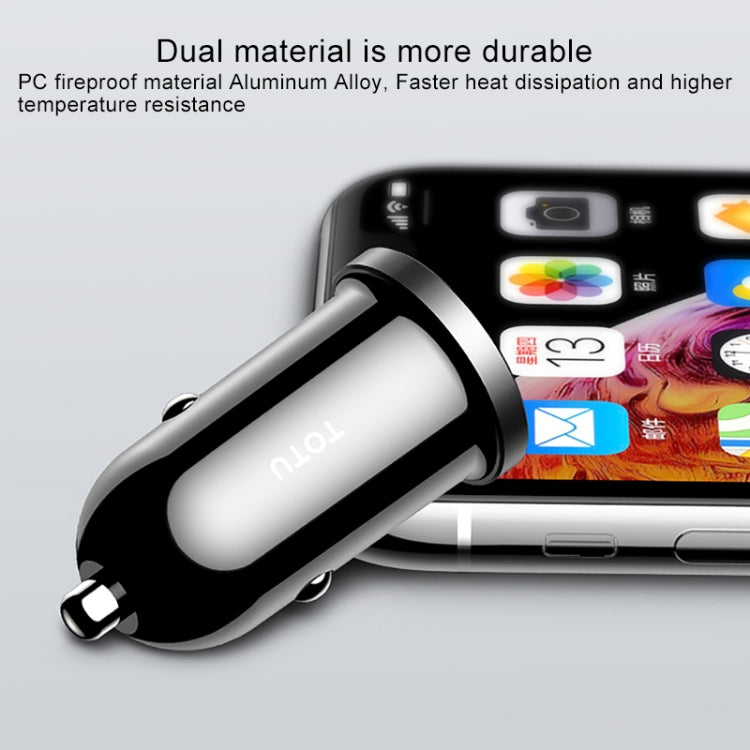TOTUDESIGN DCCD-017 DV 5V - 2.4A PC Smart Dual USB Car Charger Second Generation