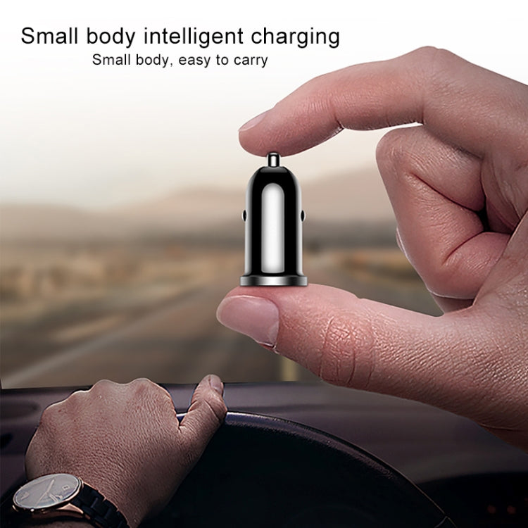 TOTUDESIGN DCCD-017 DV 5V - 2.4A PC Smart Dual USB Car Charger Second Generation