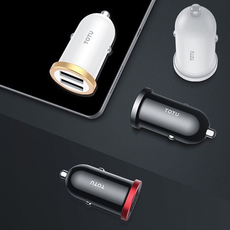 TOTUDESIGN DCCD-017 DV 5V - 2.4A PC Smart Dual USB Car Charger Second Generation