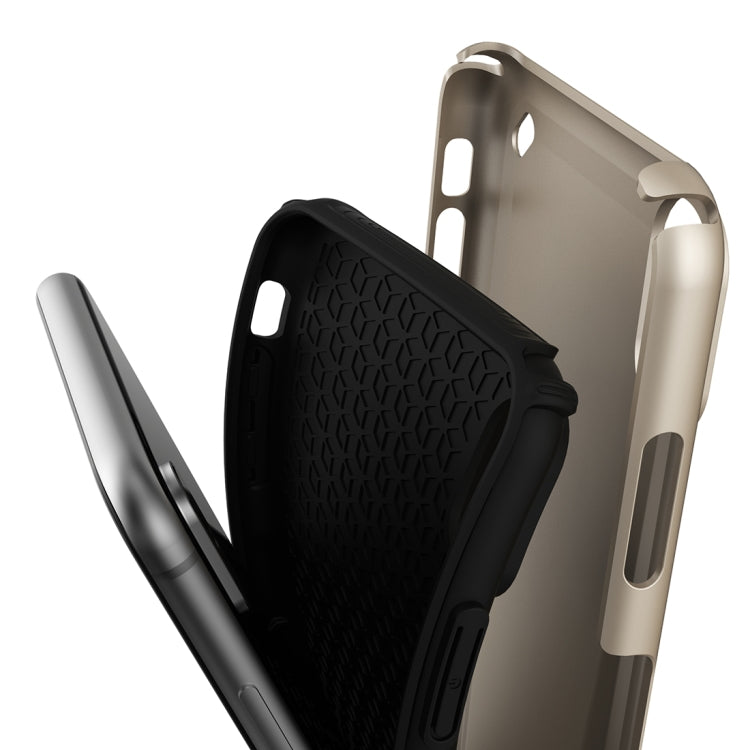 For iPhone XS Max Ultra-thin TPU+PC Mechanic Shockproof Protective Case