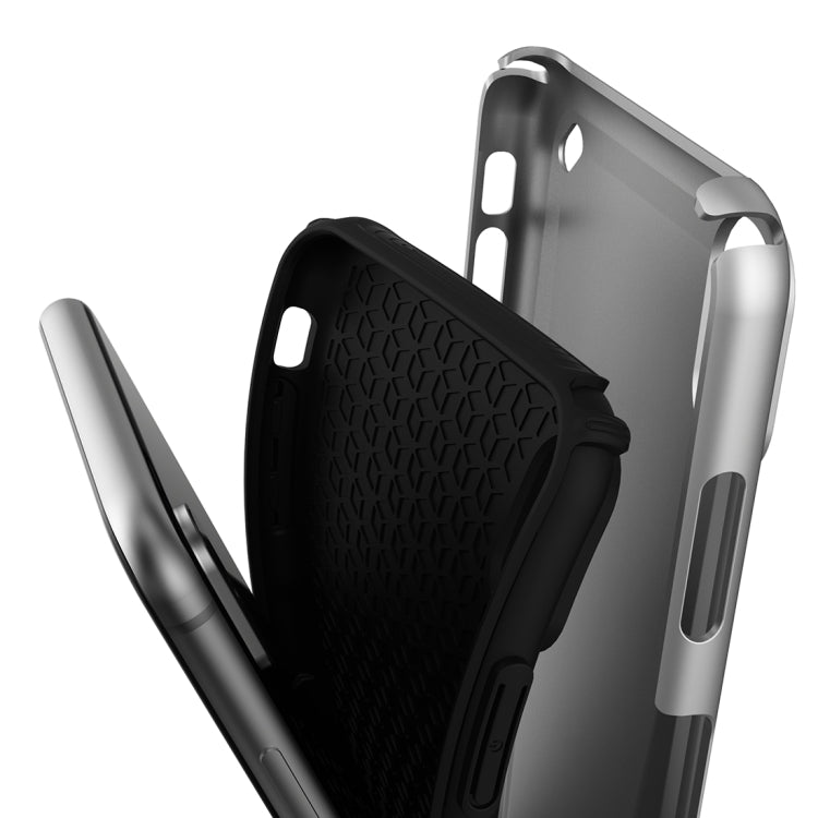 For iPhone XS Max Ultra-thin TPU+PC Mechanic Shockproof Protective Case
