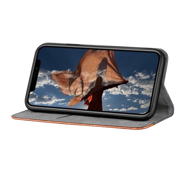 For iPhone XS Max Business Solid Color Stitching Horizontal Flip Leather Case with Holder & Card Slots & Wallet & Lanyard