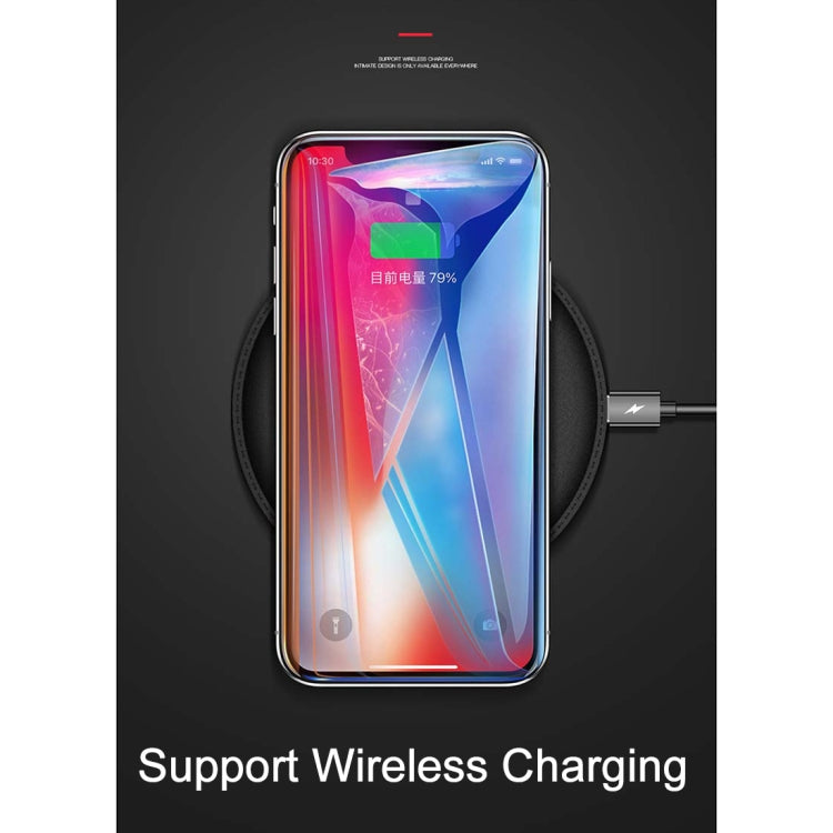 For iPhone XR TOTUDESIGN Slim Series Carbon Fiber Texture TPU Protective Case with Holder(Black)