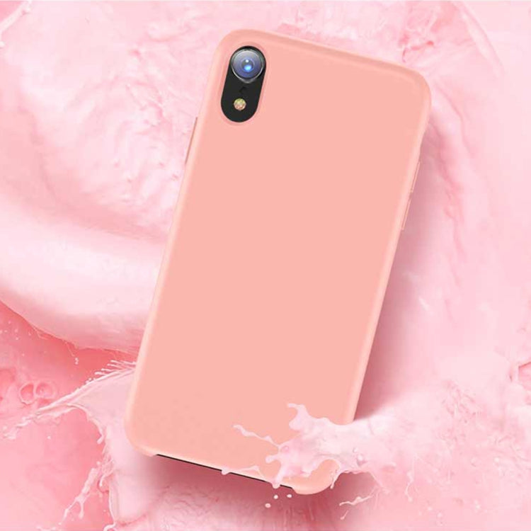 For iPhone XR TOTUDESIGN Liquid Silicone Dropproof Full Coverage Case