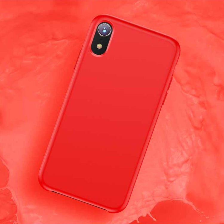 For iPhone XR TOTUDESIGN Liquid Silicone Dropproof Full Coverage Case