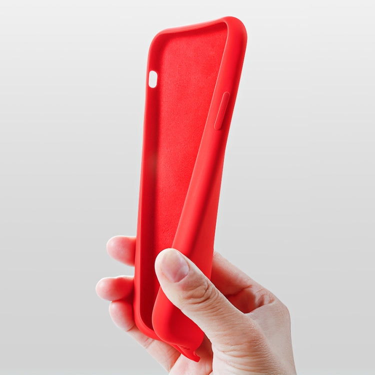 For iPhone XR TOTUDESIGN Liquid Silicone Dropproof Full Coverage Case