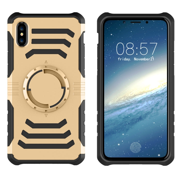 For iPhone XR Sharp Sword Pattern Case with Armlet