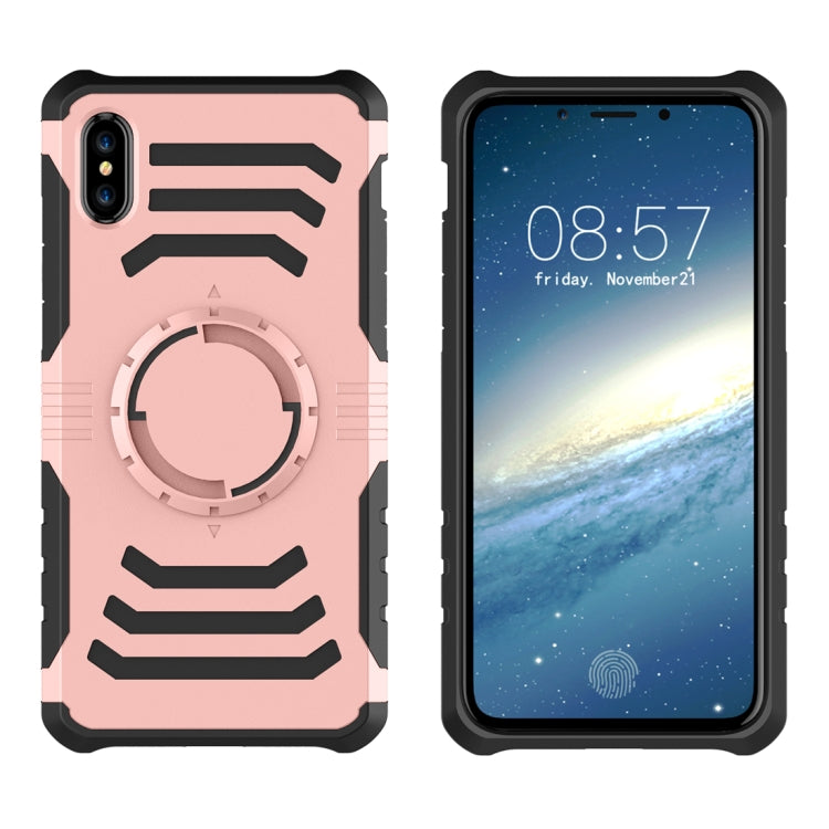 For iPhone XR Sharp Sword Pattern Case with Armlet