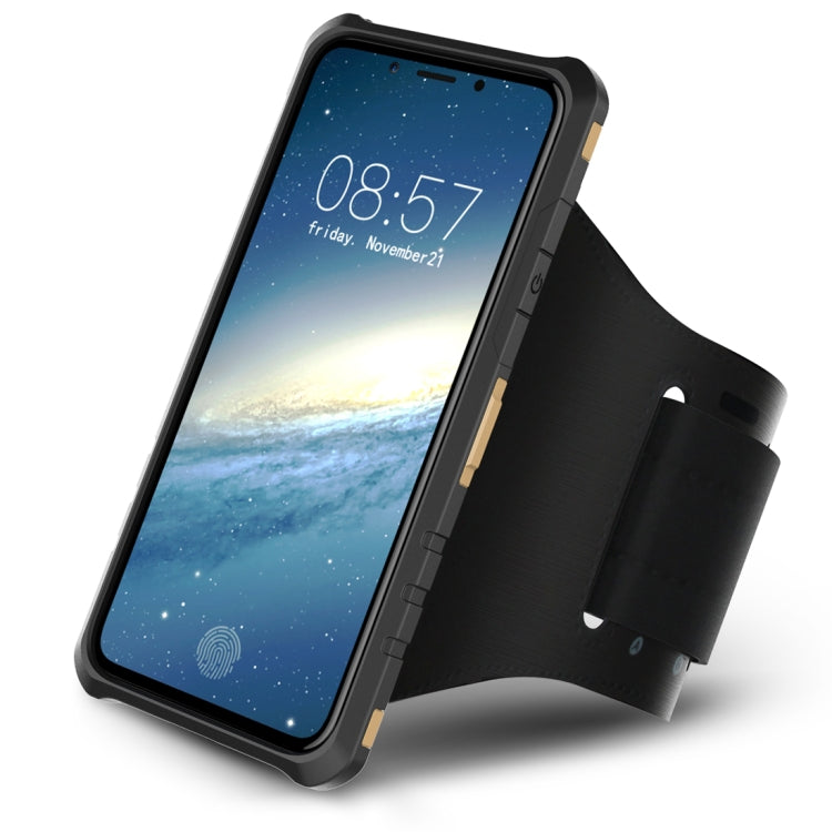 For iPhone XR Gears Pattern Case with Holder & Armlet