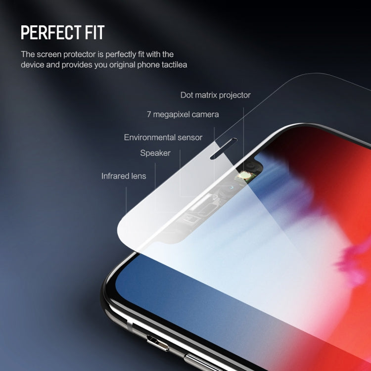 For iPhone 11 / XR ROCK 0.26mm 9H 6D Curved Surface HD Full Screen Tempered Glass Film(Transparent)