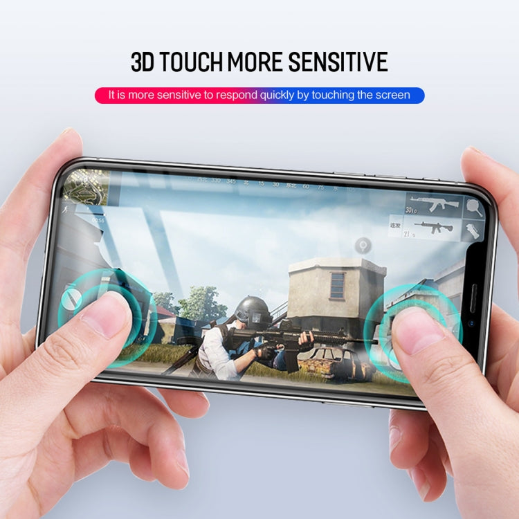 For iPhone 11 / XR ROCK 0.26mm 9H 6D Curved Surface HD Full Screen Tempered Glass Film(Transparent)