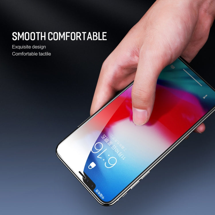 For iPhone 11 / XR ROCK 0.26mm 9H 6D Curved Surface Anti Blue-ray HD Full Screen Tempered Glass Film