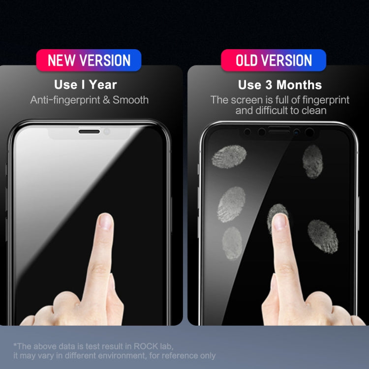 For iPhone 11 / XR ROCK 0.26mm 9H 6D Curved Surface Anti Blue-ray HD Full Screen Tempered Glass Film