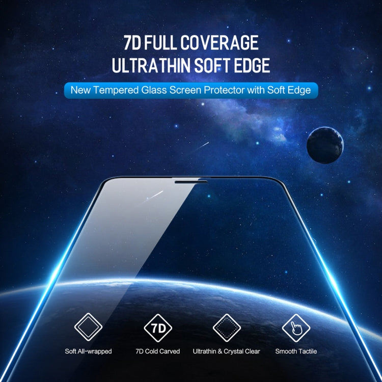 For iPhone 11 / XR ROCK 0.23mm Soft Edge 7D Curved Surface Anti Blue-ray Full Screen Tempered Glass Film