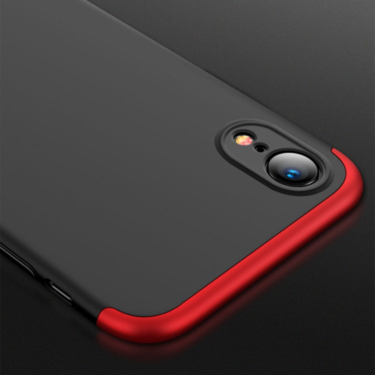 For iPhone XR GKK Three Stage Splicing Full Coverage PC Case