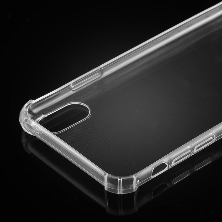 For iPhone XR 50 PCS Ultrathin Transparent TPU Soft Protective Case (Transparent)
