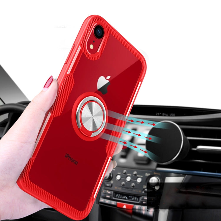 For iPhone XR Magnetic 360 Degree Rotation Ring Holder Armor Protective Case