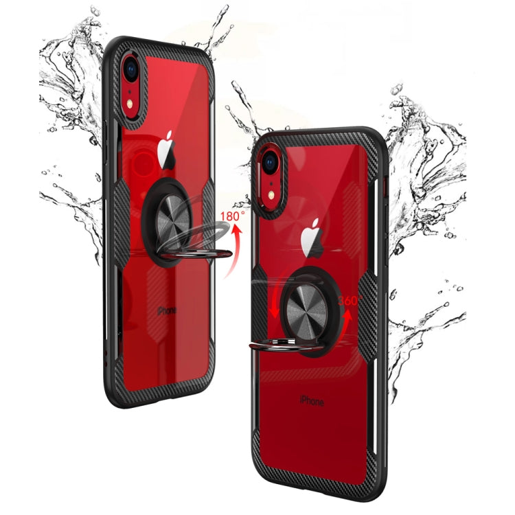For iPhone XR Magnetic 360 Degree Rotation Ring Holder Armor Protective Case