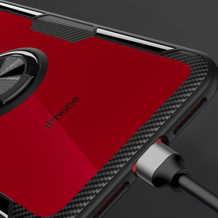 For iPhone XR Magnetic 360 Degree Rotation Ring Holder Armor Protective Case