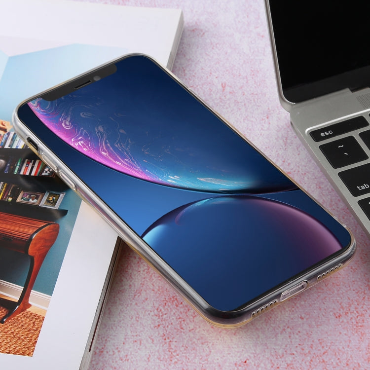 For iPhone XR 3D Glue Web Celebrity Yellow Duck PC + TPU Protective Case