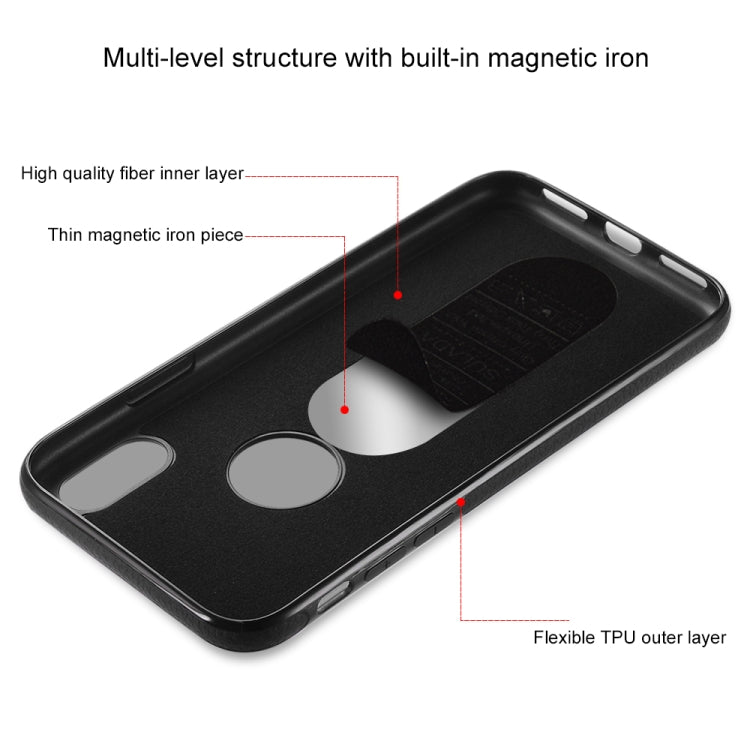 For iPhone XR SULADA Classic Series Magnetic Suction TPU Case