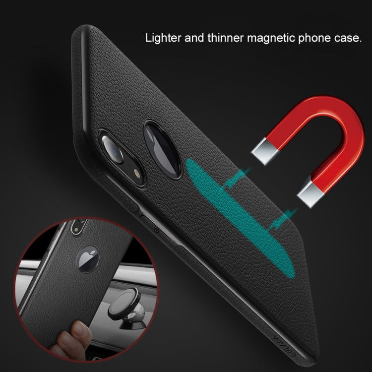 For iPhone XR SULADA Classic Series Magnetic Suction TPU Case