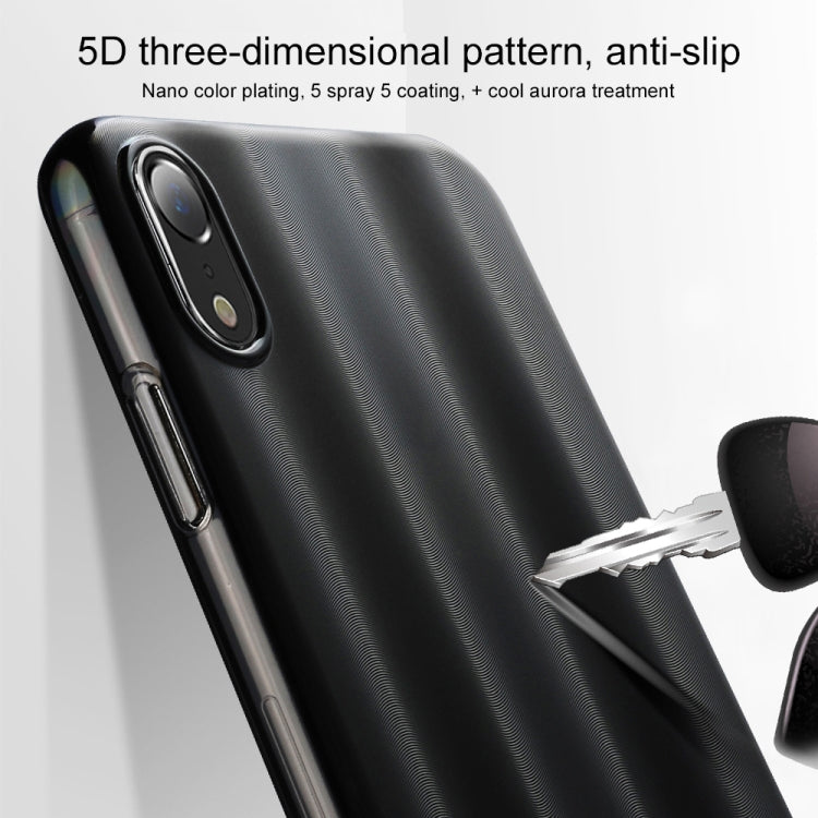 For iPhone XR SULADA Shockproof Nano Color Electroplating Auroral Treatment + PC Case