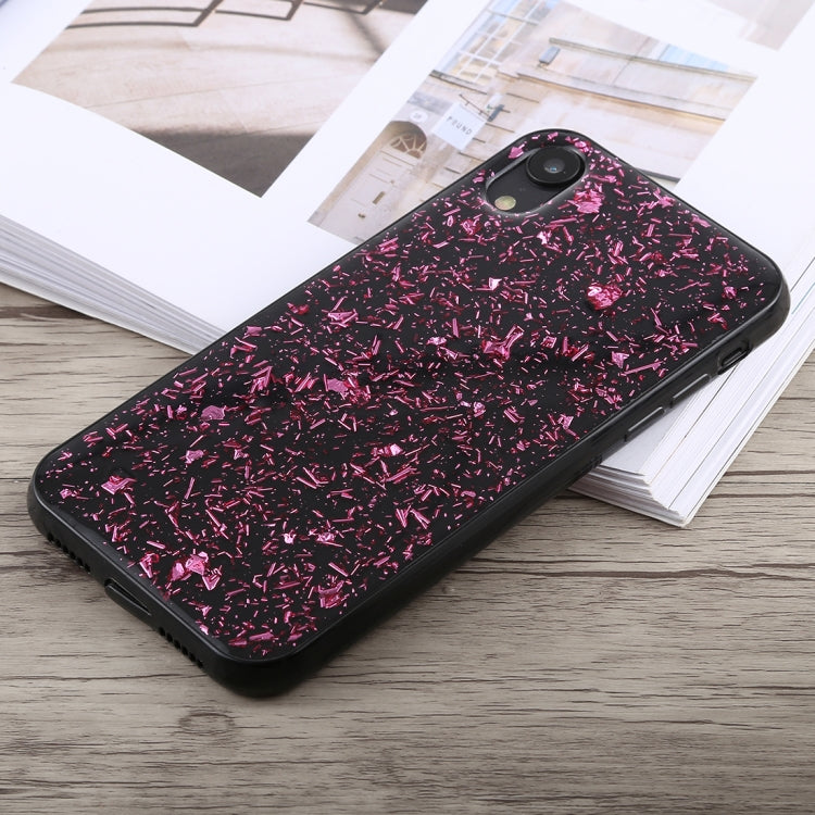 For iPhone XR Glittery Powder Shockproof Soft TPU Case