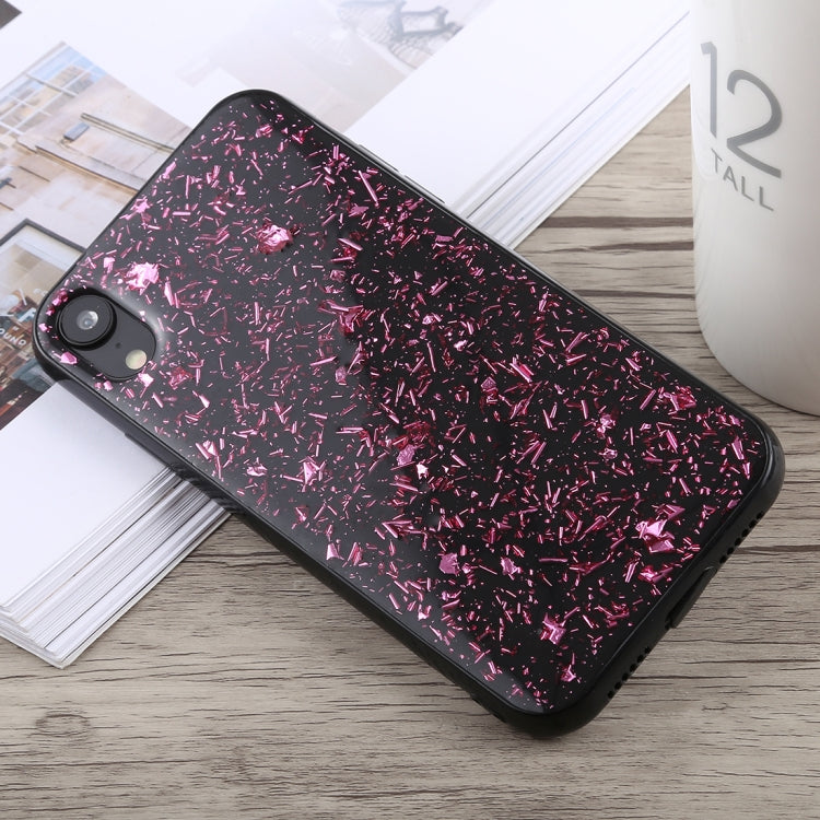 For iPhone XR Glittery Powder Shockproof Soft TPU Case
