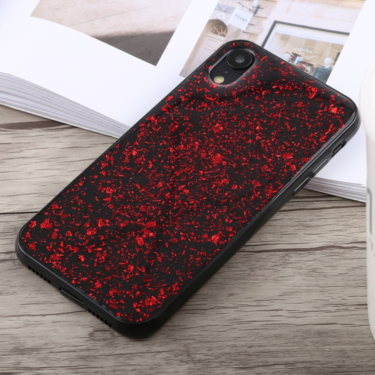 For iPhone XR Glittery Powder Shockproof Soft TPU Case