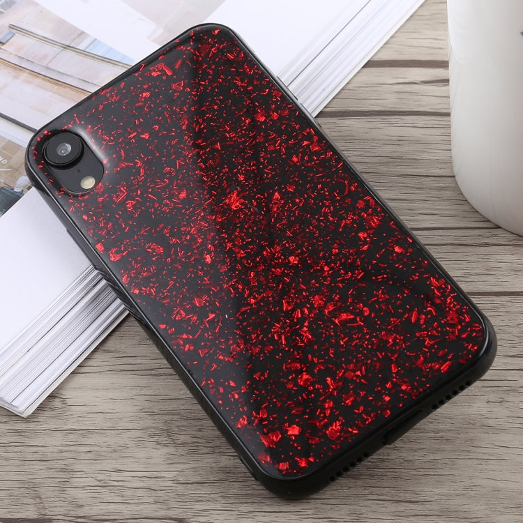 For iPhone XR Glittery Powder Shockproof Soft TPU Case