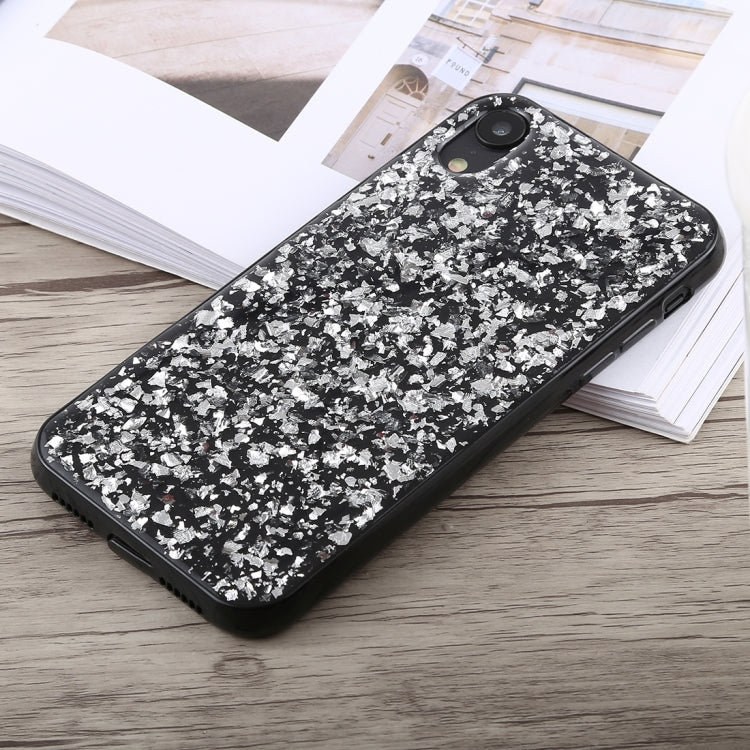 For iPhone XR Glittery Powder Shockproof Soft TPU Case