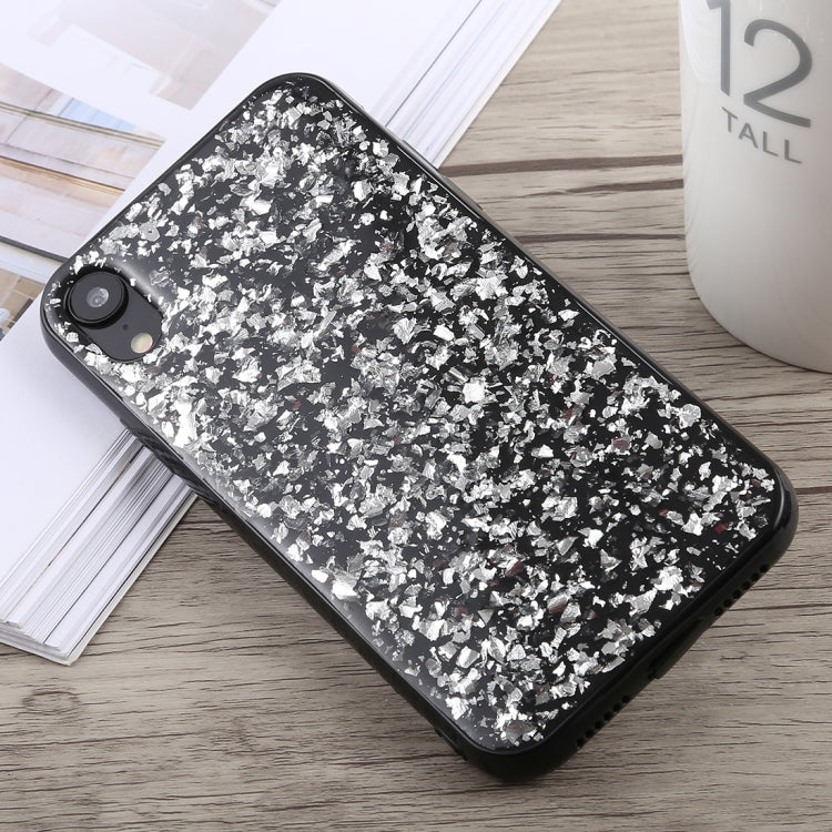 For iPhone XR Glittery Powder Shockproof Soft TPU Case