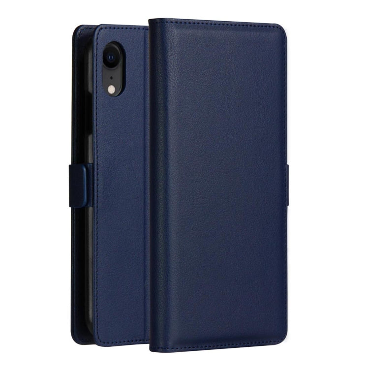 For iPhone XR DZGOGO MILO Series PC + PU Horizontal Flip Leather Case with Holder & Card Slot & Wallet