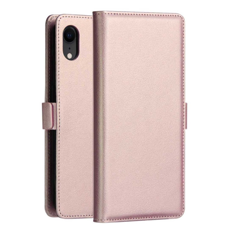 For iPhone XR DZGOGO MILO Series PC + PU Horizontal Flip Leather Case with Holder & Card Slot & Wallet