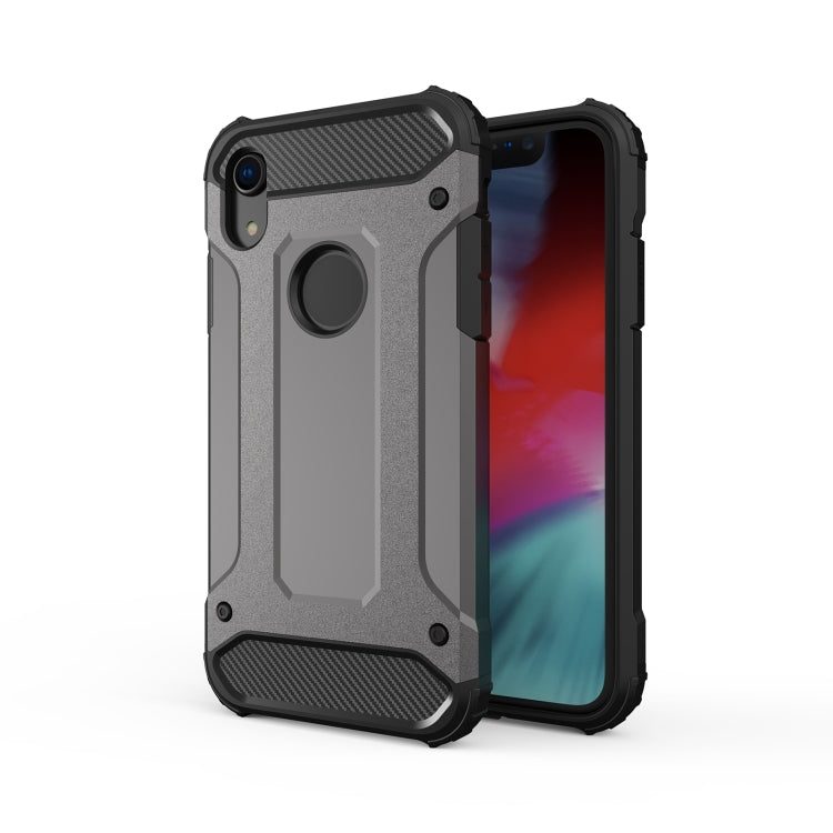 For iPhone XR TPU + PC Armor Combination Back Cover Case