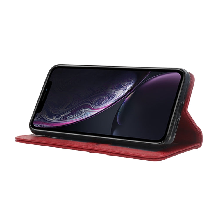 For iPhone XR Splicing Horizontal Flip PU Leather Case with Holder & Card Slots & Wallet & Photo Frame