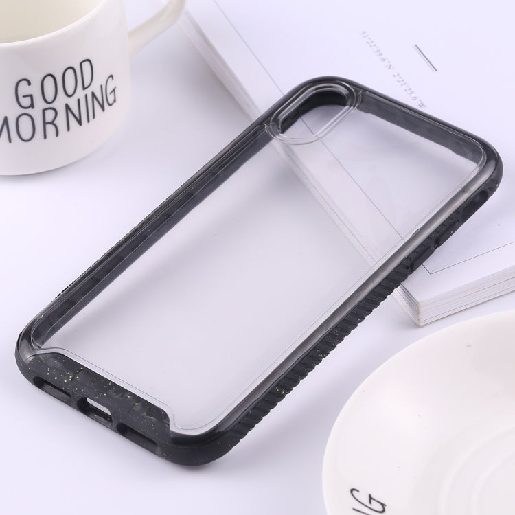 For iPhone XR Two-color Frame Acrylic PC Case