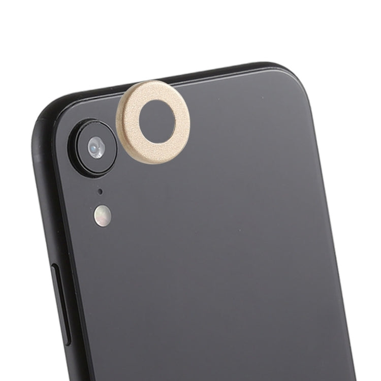 Rear Camera Lens Protection Ring Cover with Eject Pin for iPhone XR