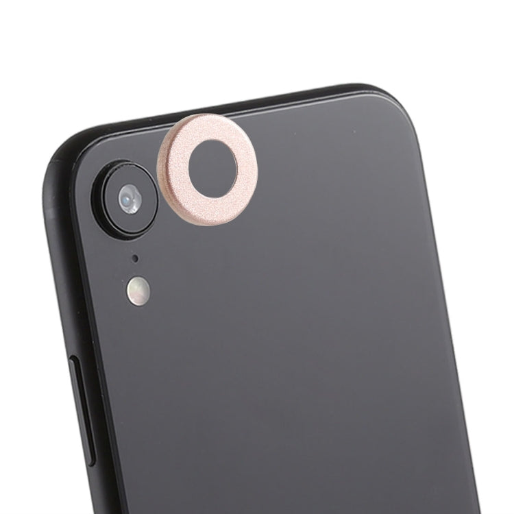 Rear Camera Lens Protection Ring Cover with Eject Pin for iPhone XR