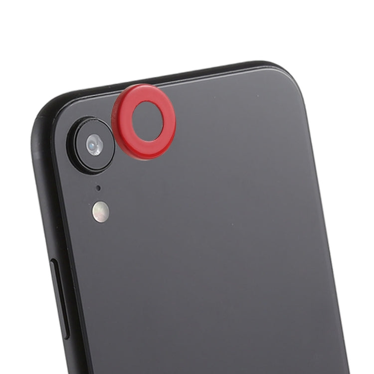 Rear Camera Lens Protection Ring Cover with Eject Pin for iPhone XR