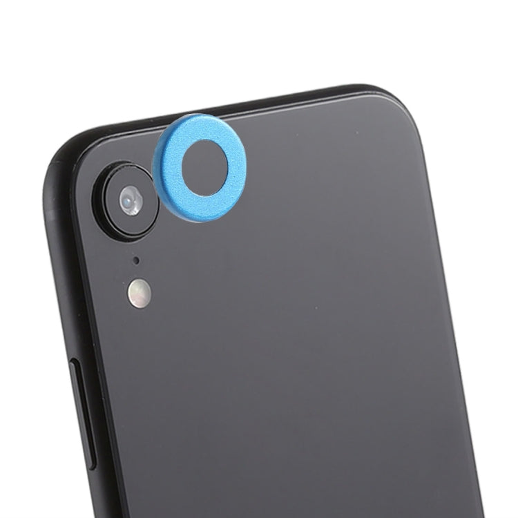 Rear Camera Lens Protection Ring Cover with Eject Pin for iPhone XR