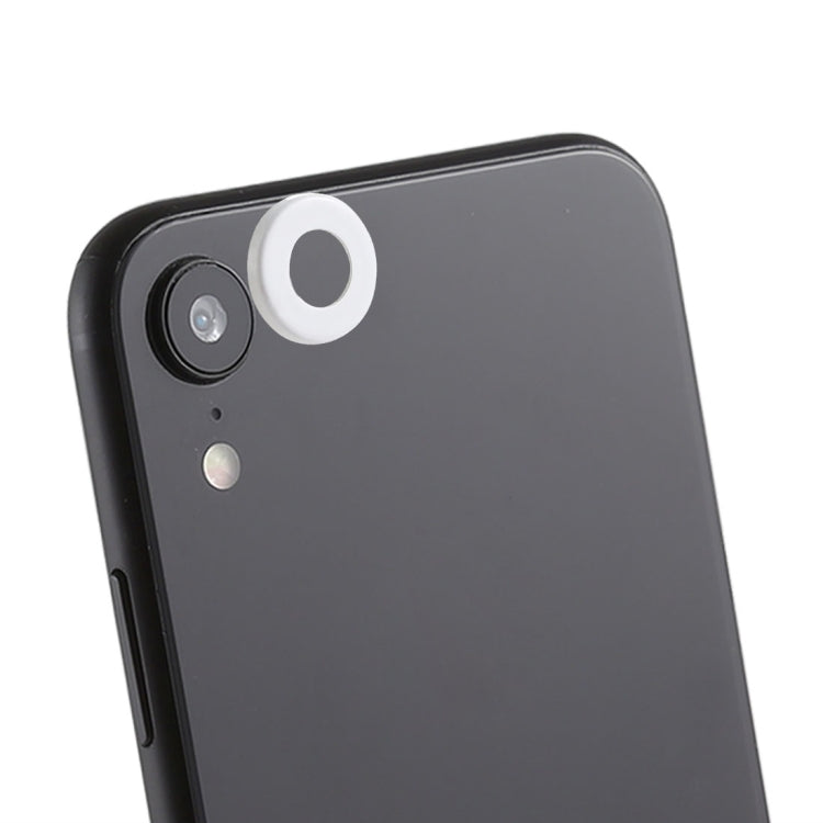 Rear Camera Lens Protection Ring Cover with Eject Pin for iPhone XR
