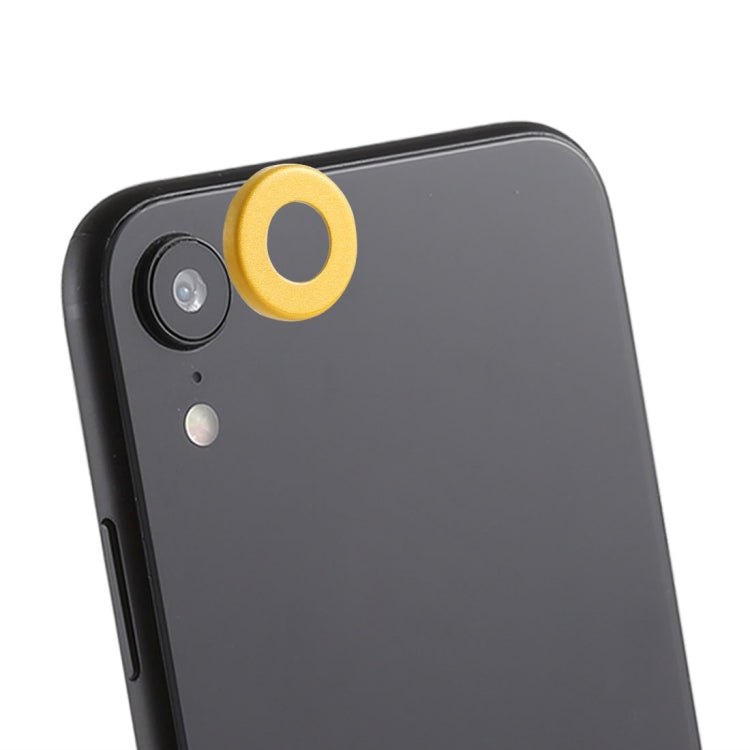 Rear Camera Lens Protection Ring Cover with Eject Pin for iPhone XR