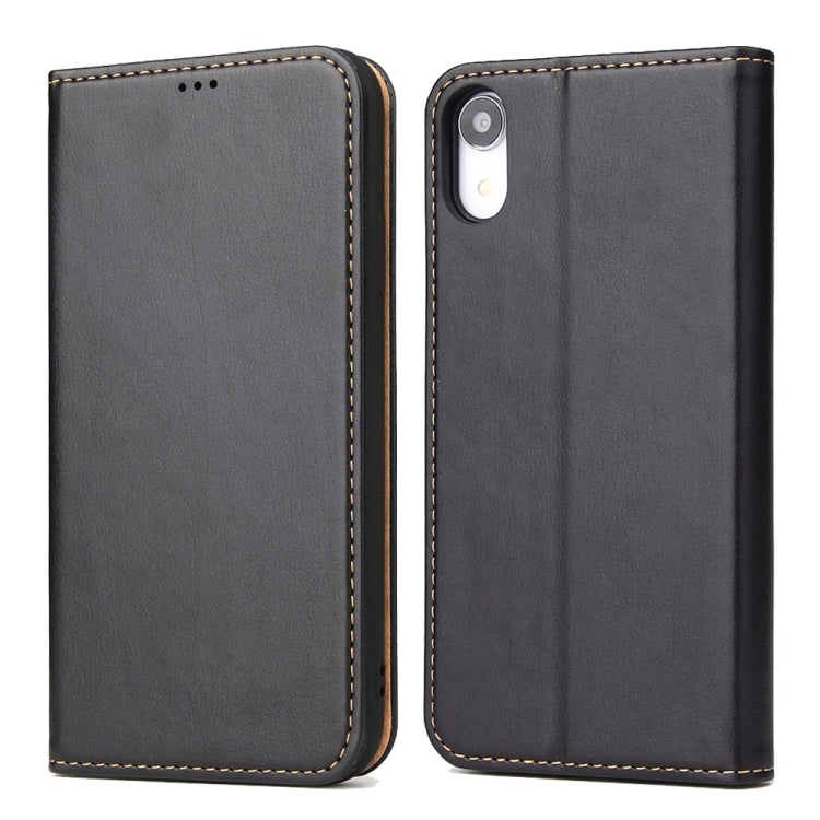 For iPhone XR Horizontal Flip PU Leather Case with Holder & Card Slots & Wallet