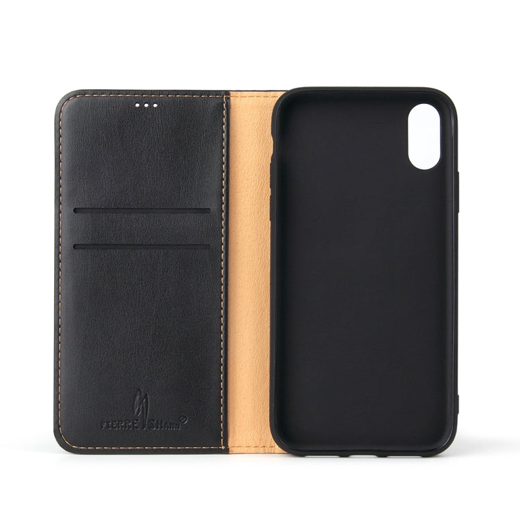 For iPhone XR Horizontal Flip PU Leather Case with Holder & Card Slots & Wallet
