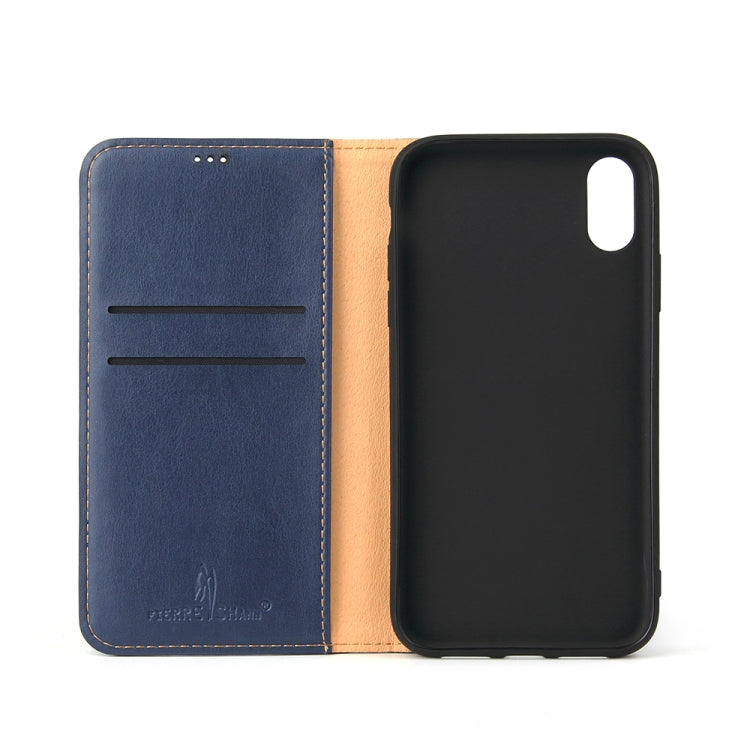 For iPhone XR Horizontal Flip PU Leather Case with Holder & Card Slots & Wallet